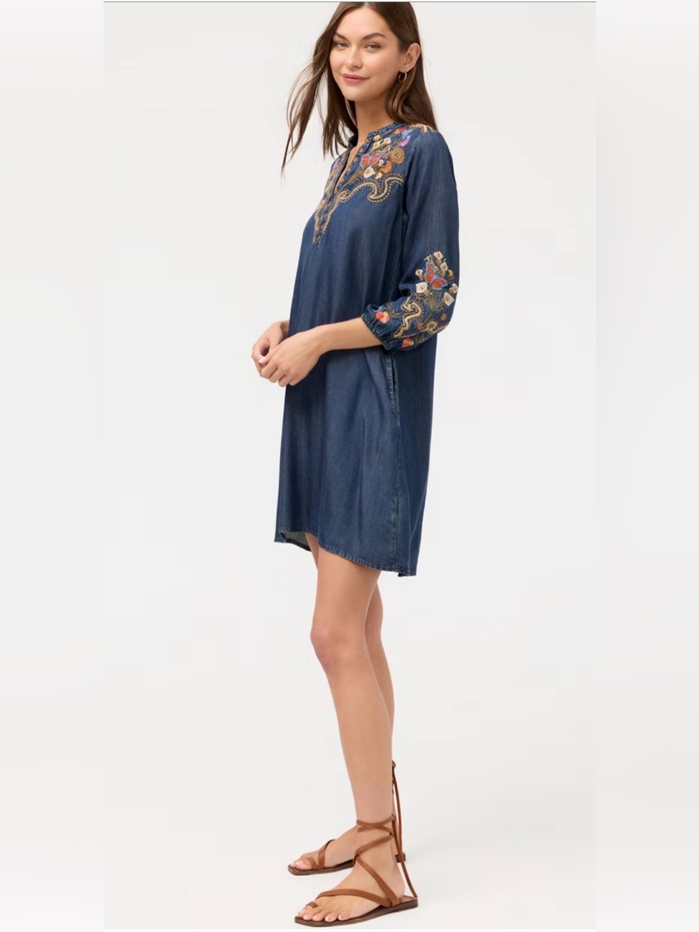 Johnny Was Durango Ruffle Field Dress - Picture 3 of 11